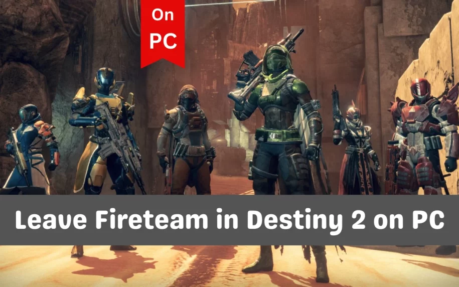 How to Leave a Fireteam in Destiny 2 on PlayStation